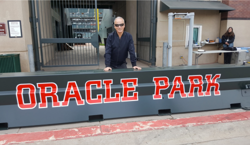 Oracle Park Steel Barriers
